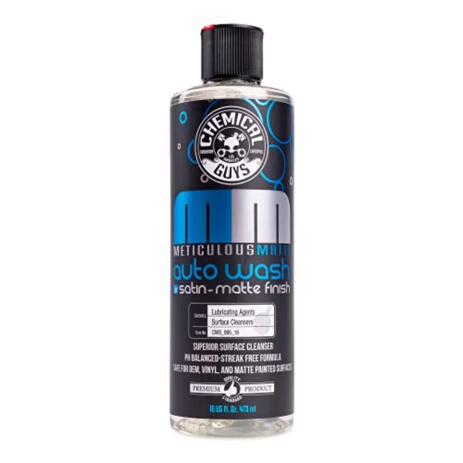 Car Wash Soap Meticulous Matte High Foaming Car Foam Soap for Foam Cannons, Guns and Buckets Safe for Satin and Matte Paint Fin
Car Wash Soap Meticulous Matte High Foaming Car Foam Soap for Foam Cannons, Guns and Buckets Safe for Satin and Matte Paint Fin
