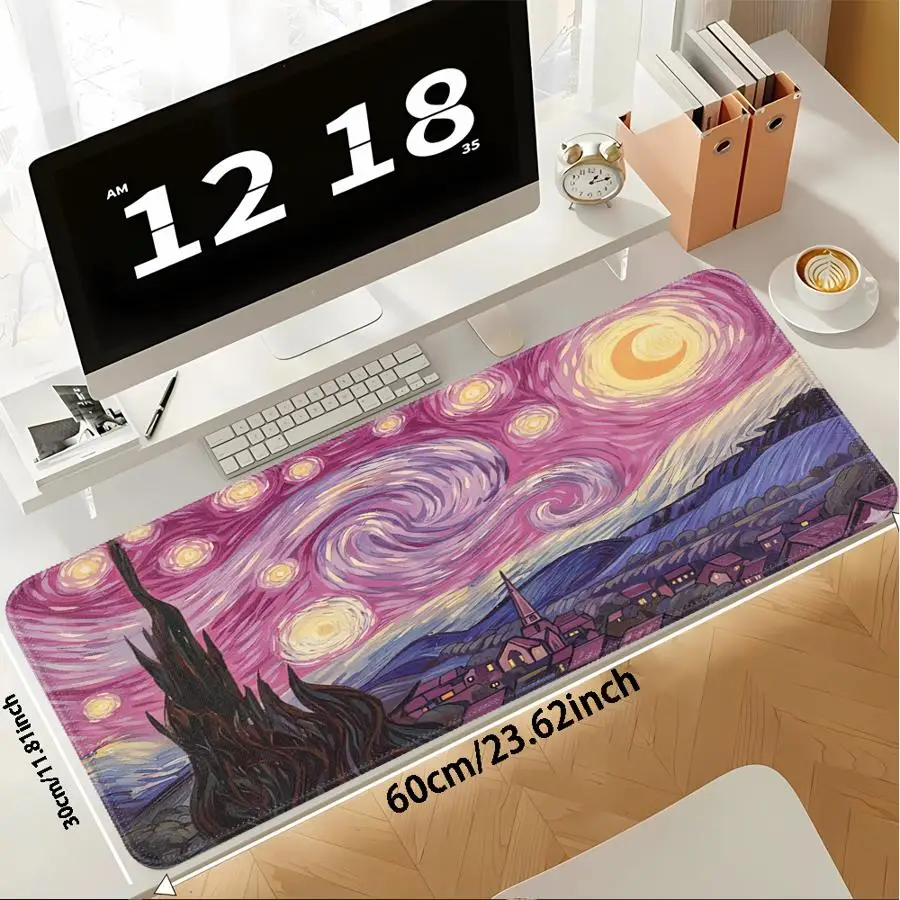 Van Gogh Pink Starry Sky Mouse Pad Keyboard Mouse Pad Desk accessories Game Console Pad office Pad Computer Laptop Pad overlock
Van Gogh Pink Starry Sky Mouse Pad Keyboard Mouse Pad Desk accessories Game Console Pad office Pad Computer Laptop Pad overlock