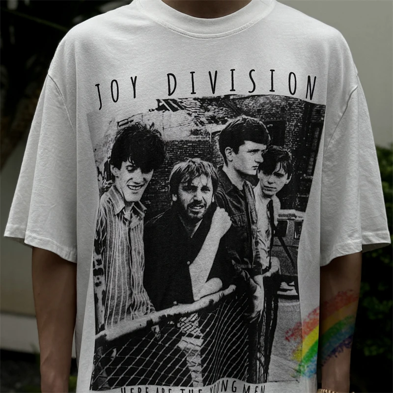 Футболка JOY DIVISION для мужчин и женщин, винтажный топ в стиле ретро, с надписью «No Dead»
Футболка JOY DIVISION для мужчин и женщин, винтажный топ в стиле ретро, с надписью «No Dead»