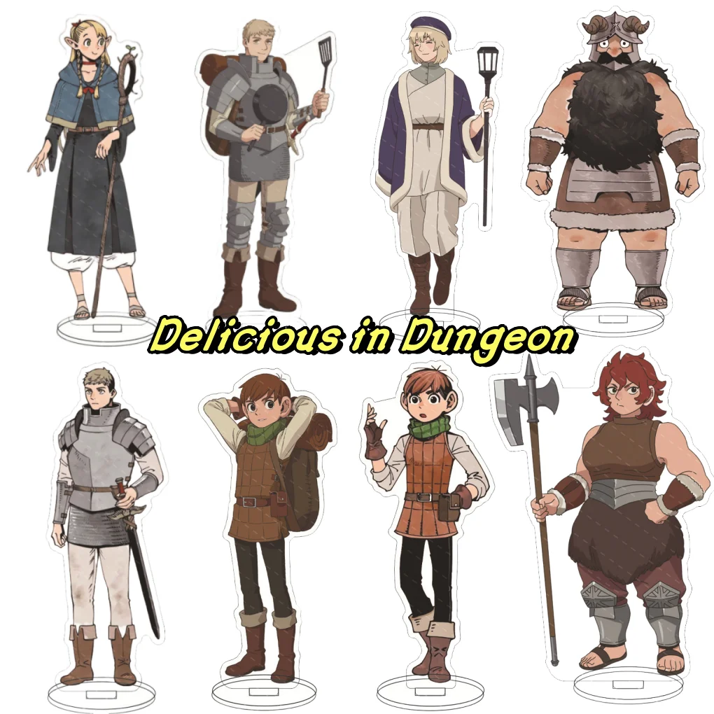 15CM Anime Mini Cute Delicious In Dungeon Laios FalinTouden Keychain Stand Model Plate Acrylic decoration Desk Gift Figure
15CM Anime Mini Cute Delicious In Dungeon Laios FalinTouden Keychain Stand Model Plate Acrylic decoration Desk Gift Figure