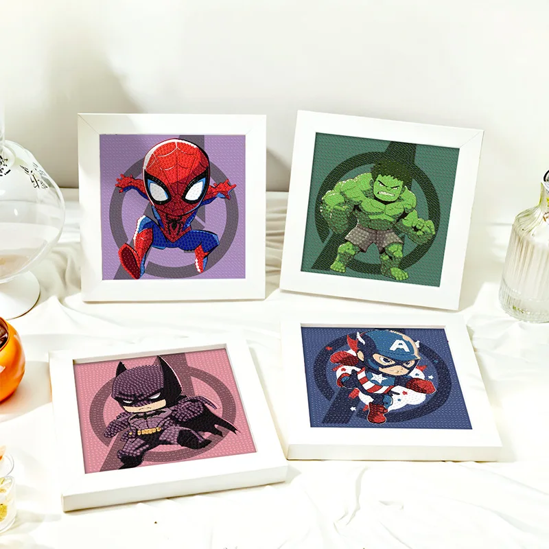 MINISO Crystal Diamond Frame Decoration Painting Handmade DIY Cross Embroidery Kit Spider Man Children's Birthday Gift
MINISO Crystal Diamond Frame Decoration Painting Handmade DIY Cross Embroidery Kit Spider Man Children's Birthday Gift