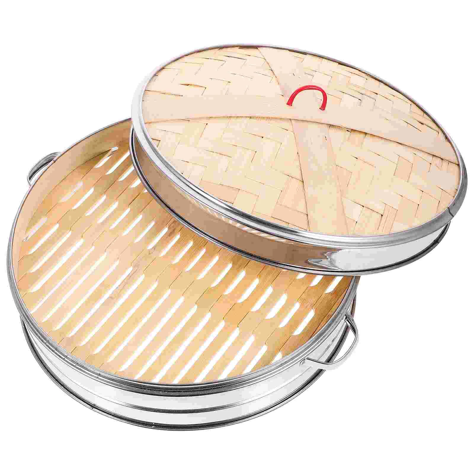 Steamer Kitchen Gadget Supplies Basket for Bun Portable Chinese Food with Lid Stainless Steel Buns
Steamer Kitchen Gadget Supplies Basket for Bun Portable Chinese Food with Lid Stainless Steel Buns