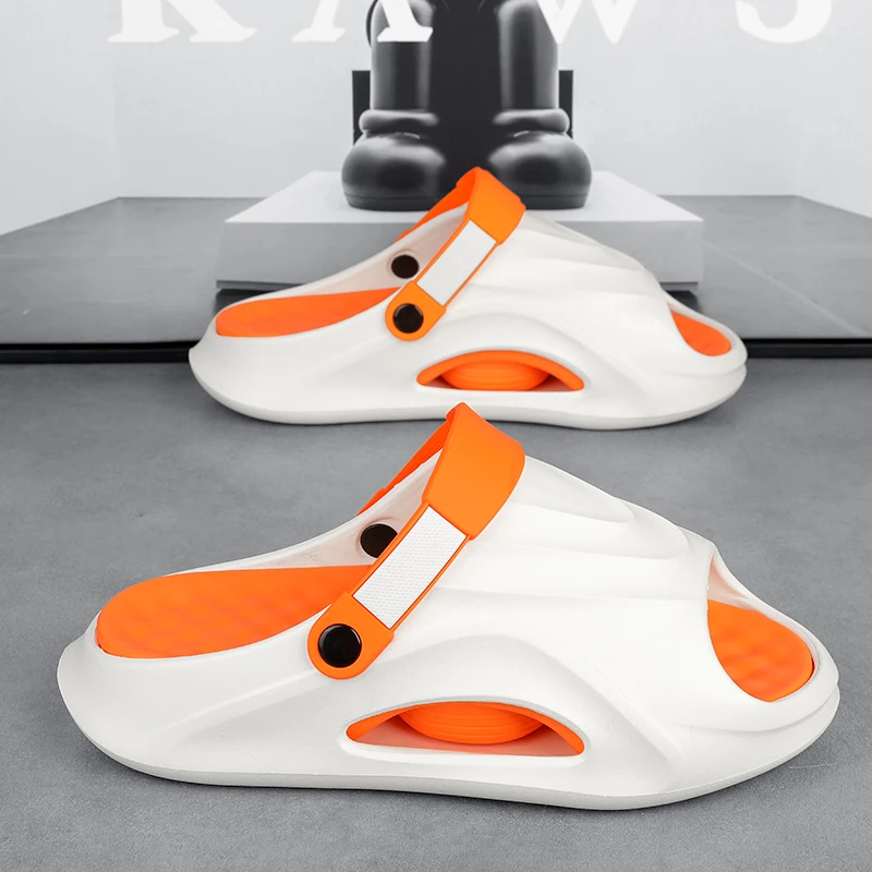 New summer casual slippers for men, soft, thick sole, light, comfortable, non-slip, wear-resistant, fashionable and versatile
New summer casual slippers for men, soft, thick sole, light, comfortable, non-slip, wear-resistant, fashionable and versatile