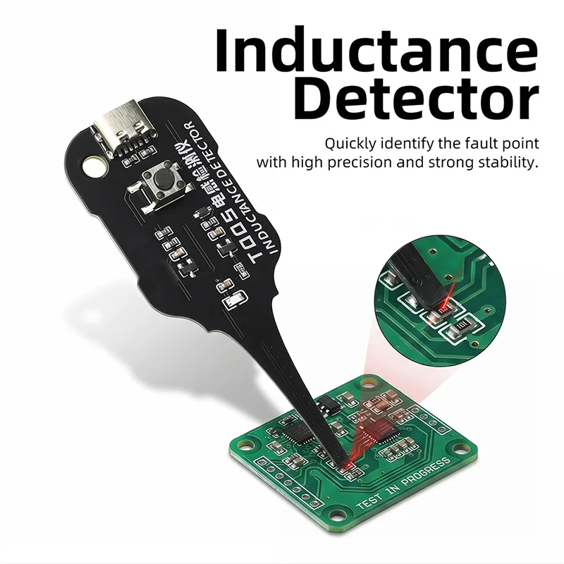 Type-C High Precision Inductance Tester Electromagnetic Induction Tester For Mobile Phone Maintenance Motherboard Circuit Tool
Type-C High Precision Inductance Tester Electromagnetic Induction Tester For Mobile Phone Maintenance Motherboard Circuit Tool