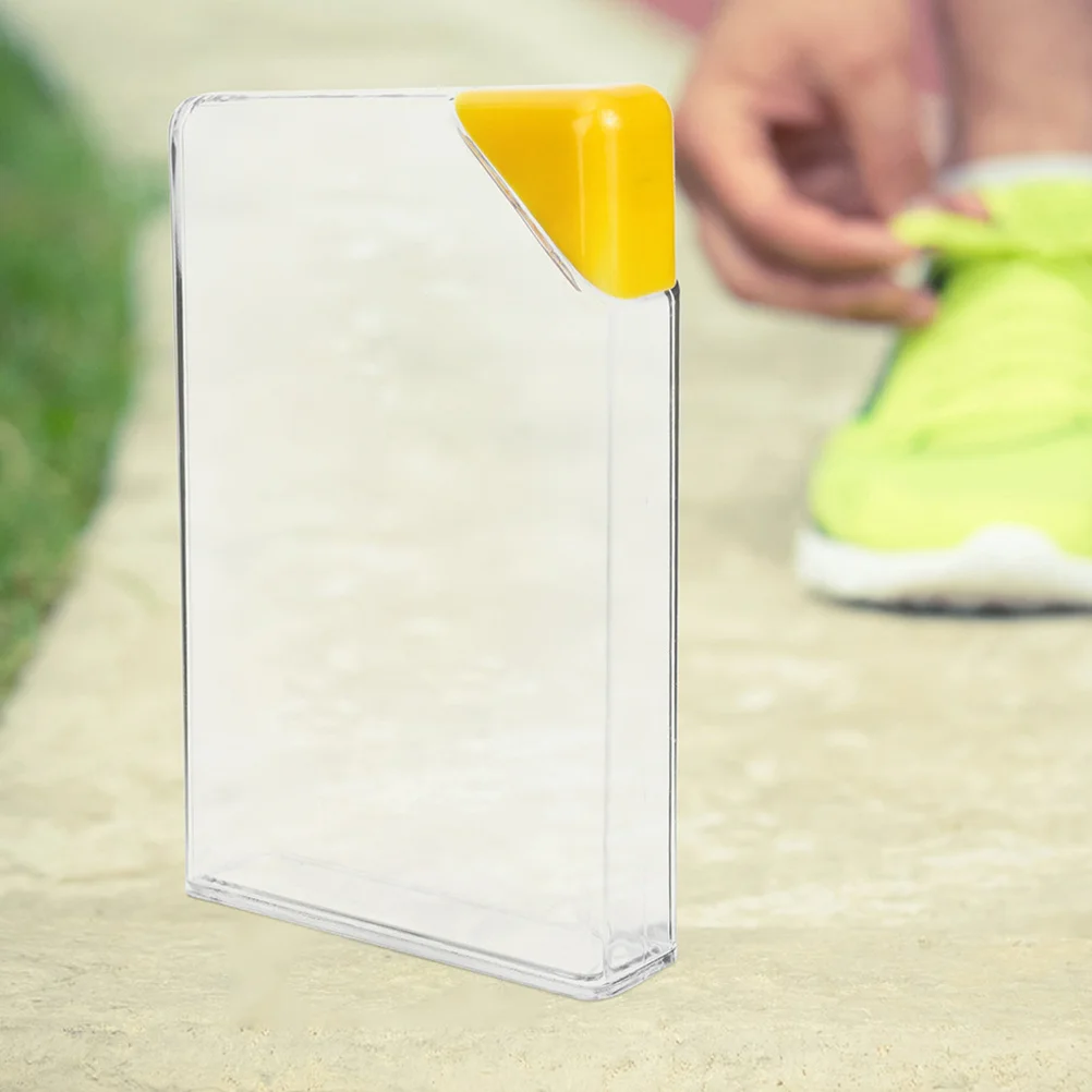 2pcs Slim Portable Water Bottle Unique Flat Plastic Flask 450Ml Reusable Transparent For School Sports Travel Durable Creative
2pcs Slim Portable Water Bottle Unique Flat Plastic Flask 450Ml Reusable Transparent For School Sports Travel Durable Creative