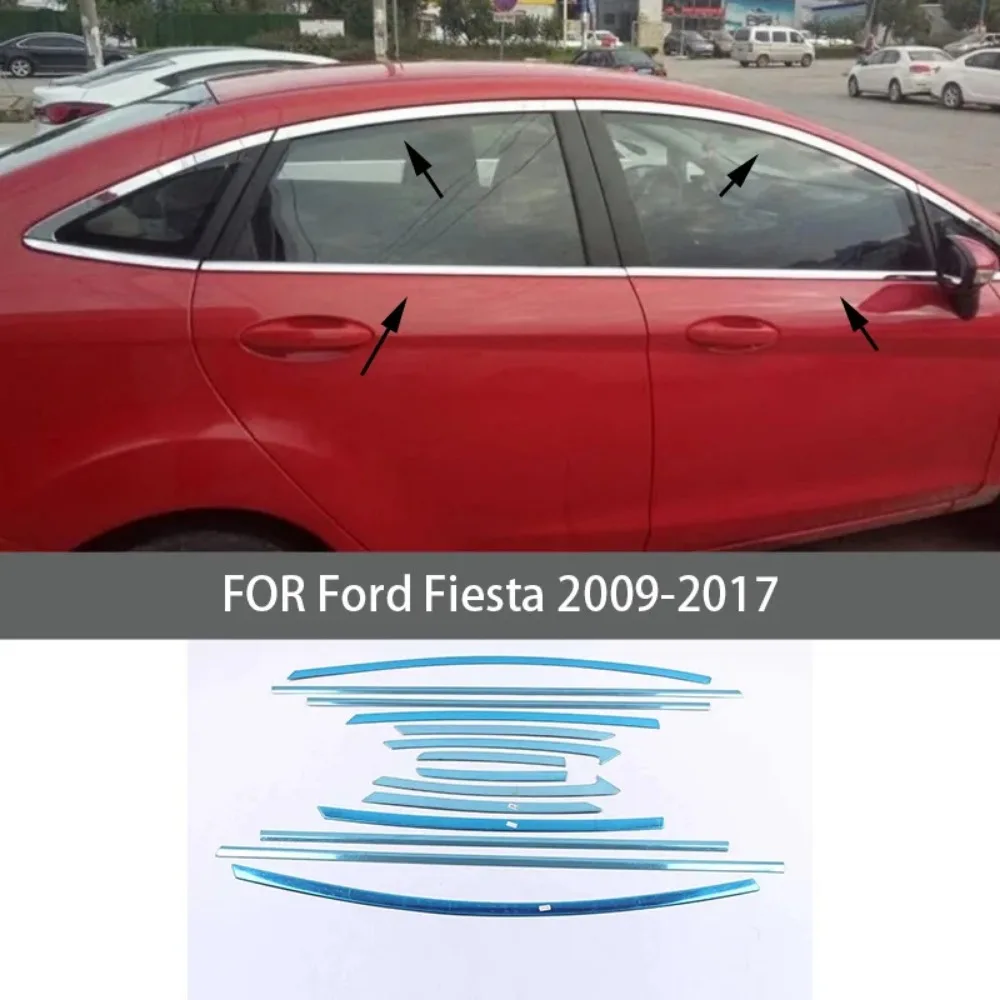 Car Accessories For Ford Fiesta 2009-2017 Stainless Steel Chrome Exterior Window Molding Strip Sill Side Cover Trim
Car Accessories For Ford Fiesta 2009-2017 Stainless Steel Chrome Exterior Window Molding Strip Sill Side Cover Trim