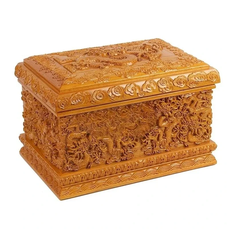 Silk nanmu urn solid wood birthday box dragon and phoenix real dragon
Silk nanmu urn solid wood birthday box dragon and phoenix real dragon