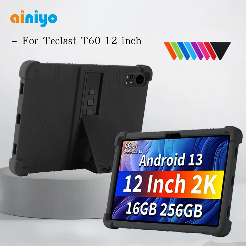 For Teclast T60 Case,Stand Soft Silicone Skin Shell for Teclast T60 12inch Protective Cover
For Teclast T60 Case,Stand Soft Silicone Skin Shell for Teclast T60 12inch Protective Cover