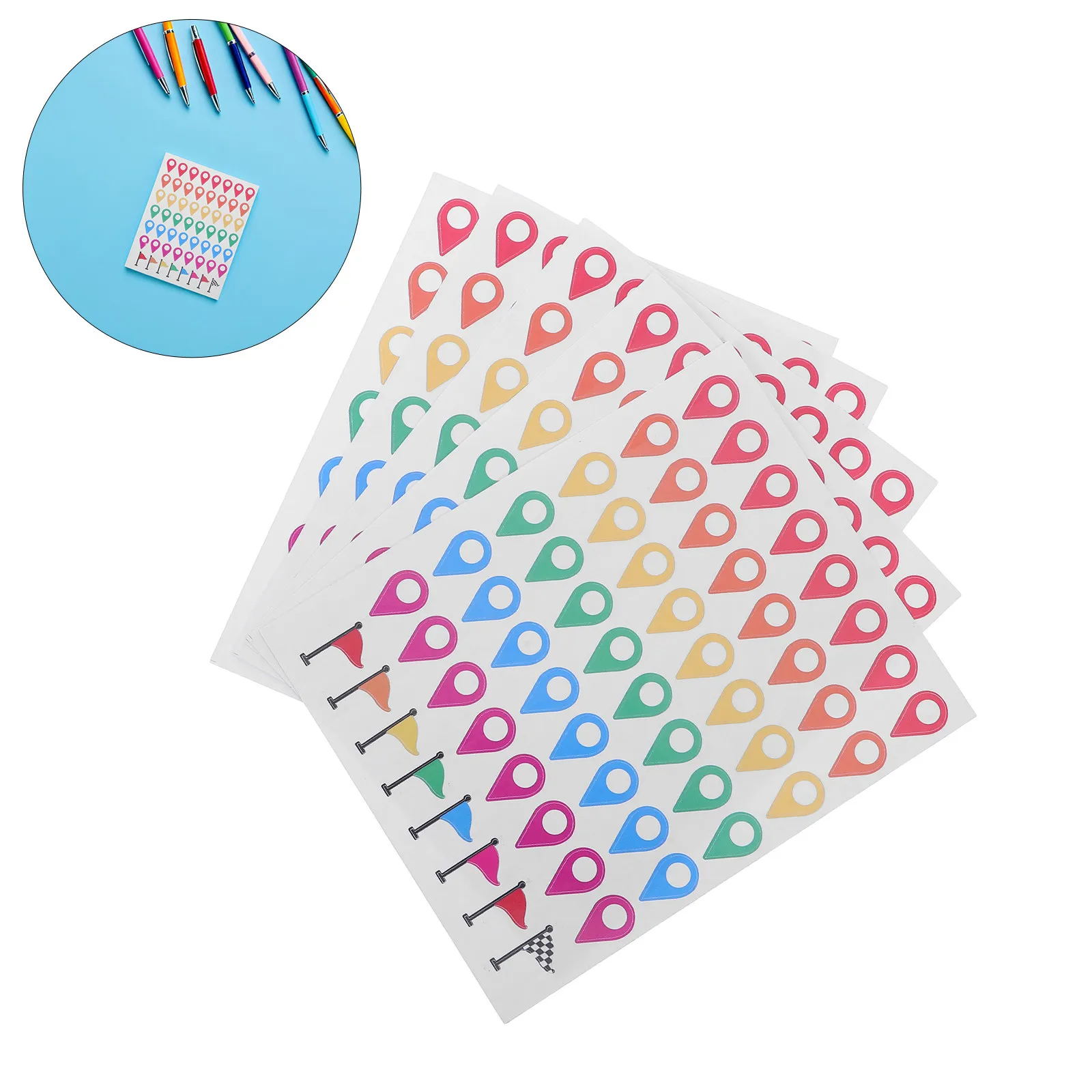 5 листов ярких самоклеящихся маркеров-наклеек для отслеживания мест на карте, съемные водонепроницаемые этикетки для списков желаний и приключений
5 листов ярких самоклеящихся маркеров-наклеек для отслеживания мест на карте, съемные водонепроницаемые этикетки для списков желаний и приключений