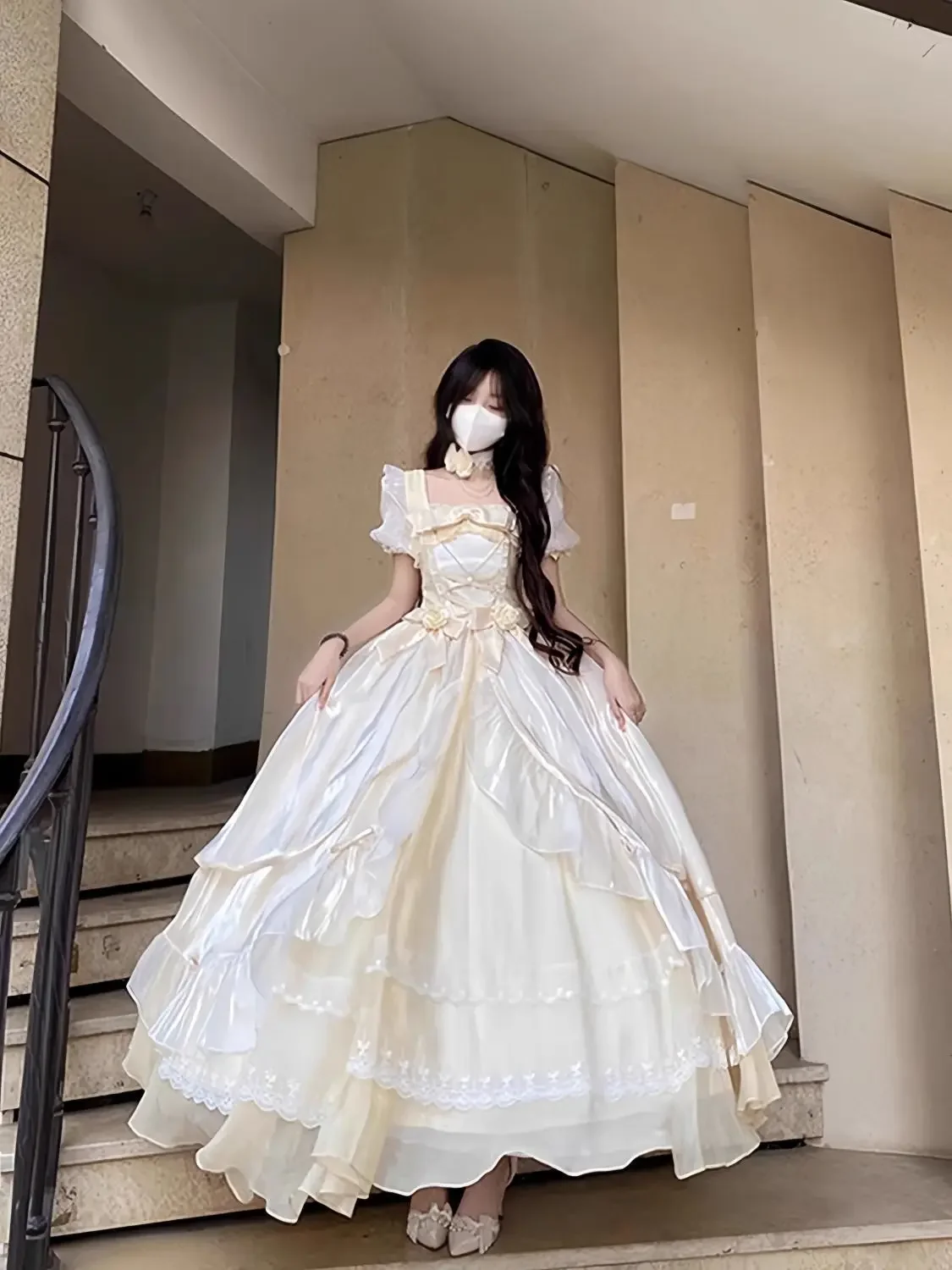 Gorgeous Fleeing Fluffy Tail Princess Dress Blue Adult Dress Big Flower Wedding Lolita Dress Op Lolita 2025 new
Gorgeous Fleeing Fluffy Tail Princess Dress Blue Adult Dress Big Flower Wedding Lolita Dress Op Lolita 2025 new