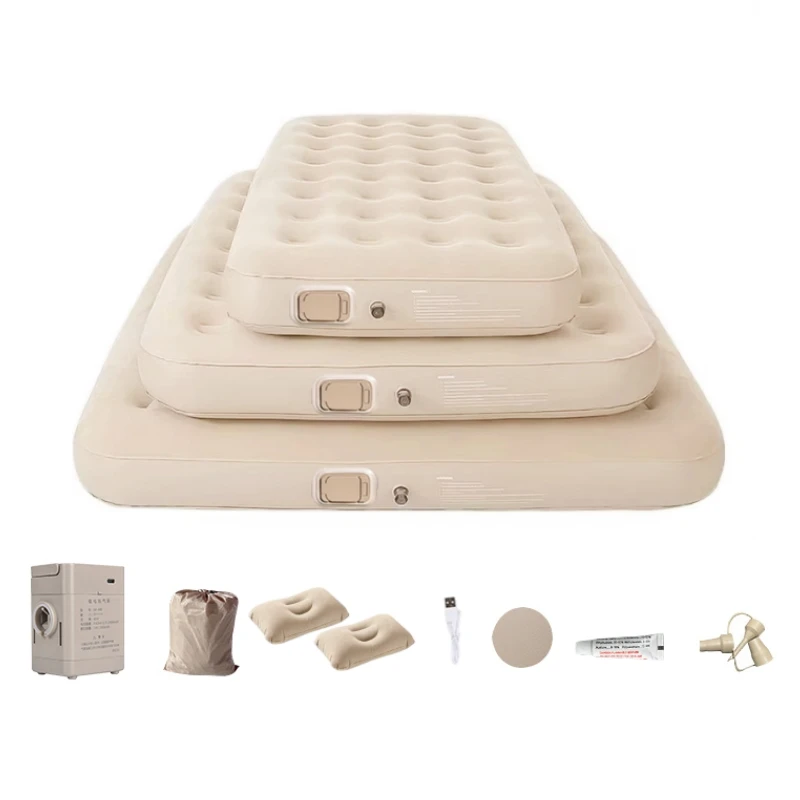 Modern Twin Size Foldable Inflatable Mattress Built-in Pump Air Bed for Camping and Bedroom Outdoor Usage
Modern Twin Size Foldable Inflatable Mattress Built-in Pump Air Bed for Camping and Bedroom Outdoor Usage