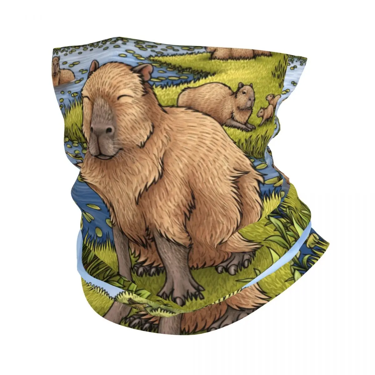 Бандана с милыми животными капибара, зимний обогреватель для шеи, женский ветрозащитный шарф для лица для походов, гетры, повязка на голову 
Бандана с милыми животными капибара, зимний обогреватель для шеи, женский ветрозащитный шарф для лица для походов, гетры, повязка на голову