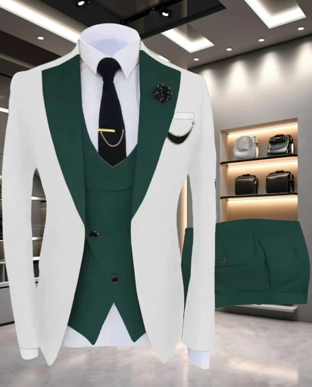 High-Quality Slim Fit Men's Vest Retro V-Neck Office Business Groomsmen Jacket for Formal Casual Wear
High-Quality Slim Fit Men's Vest Retro V-Neck Office Business Groomsmen Jacket for Formal Casual Wear