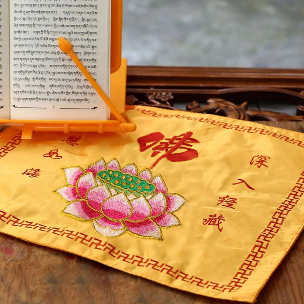 Buddha Character Lotus Premium Material Book Wrapping Cloth Easy Clean Supply Temple Use Brocade Packing
Buddha Character Lotus Premium Material Book Wrapping Cloth Easy Clean Supply Temple Use Brocade Packing