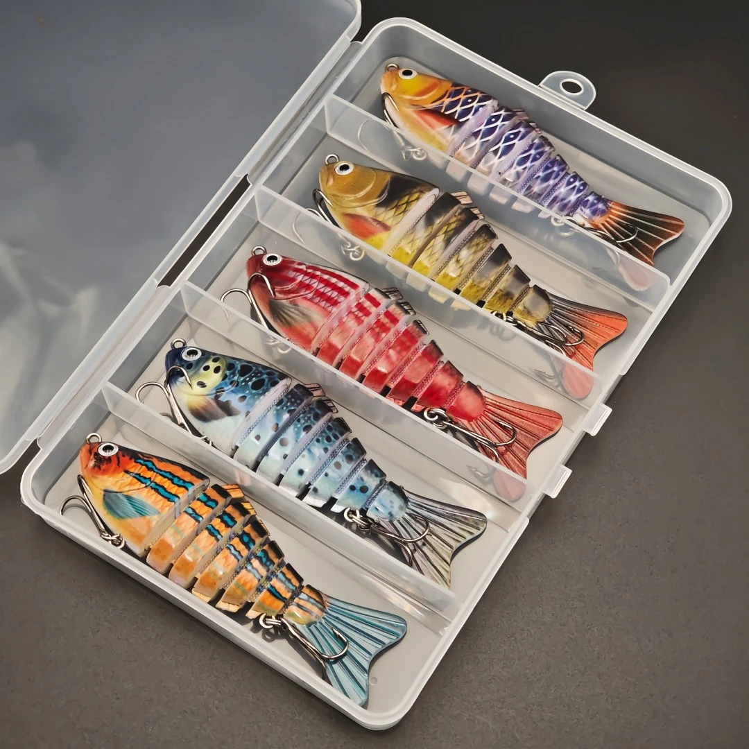 In Stock 19g Sinking Boxed Multi Jointed Swimbait 3D Bionic Wobbling Long Cast Bass Pike Musky Fresh Saltwater Fishing Tackle
In Stock 19g Sinking Boxed Multi Jointed Swimbait 3D Bionic Wobbling Long Cast Bass Pike Musky Fresh Saltwater Fishing Tackle