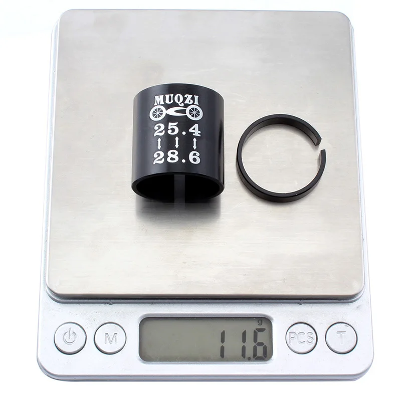 Mountain Bike Road Bicycle Fork Shim Steerer Adapter Stem Reducer 25.4 To 28.6mm Bicycle Handlebar Stem Conversion Sleeve Ring
Mountain Bike Road Bicycle Fork Shim Steerer Adapter Stem Reducer 25.4 To 28.6mm Bicycle Handlebar Stem Conversion Sleeve Ring