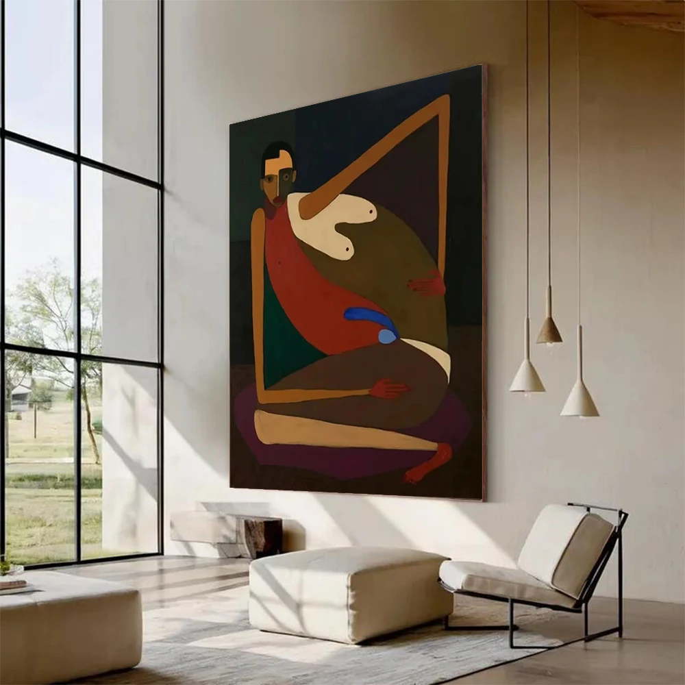 Handmade Abstract Oil Painting on Canvas Unique Portrait Wall Art Picture Decor Home Living Room - Modern Unique Image Artwork
Handmade Abstract Oil Painting on Canvas Unique Portrait Wall Art Picture Decor Home Living Room - Modern Unique Image Artwork