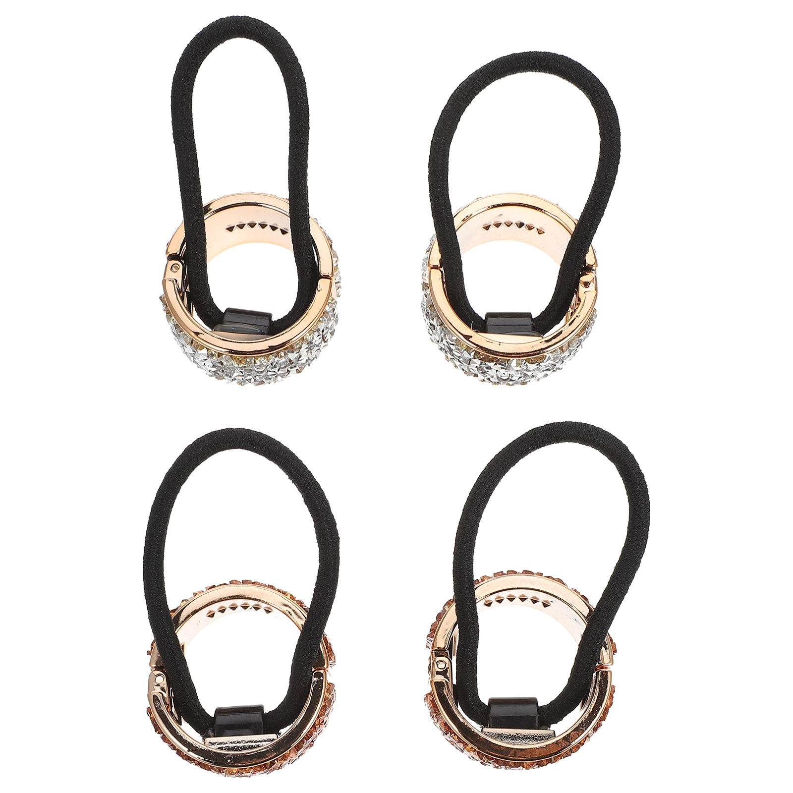 4Pcs Ponytail Buckle Cuff Rings Elastic Cord Navy Banquet Accessories Rhinestone Spring Bands Hair Tie Clips Women Hairstyle 
4Pcs Ponytail Buckle Cuff Rings Elastic Cord Navy Banquet Accessories Rhinestone Spring Bands Hair Tie Clips Women Hairstyle