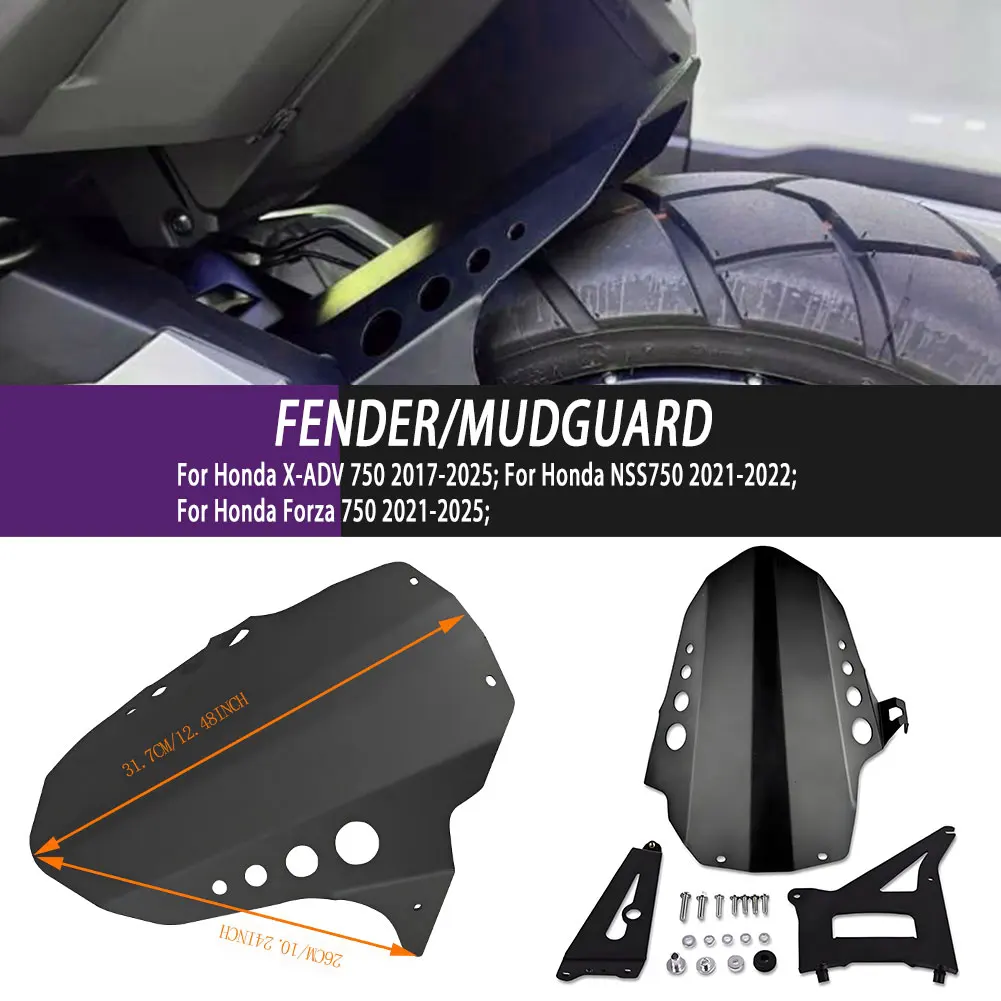 CNC Aluminum Motorcycle Accessories Rear Fender Wheel Hugger Splash Guard Bracket Mudguard For Honda X-ADV 750 NSS750 Forza 750
CNC Aluminum Motorcycle Accessories Rear Fender Wheel Hugger Splash Guard Bracket Mudguard For Honda X-ADV 750 NSS750 Forza 750