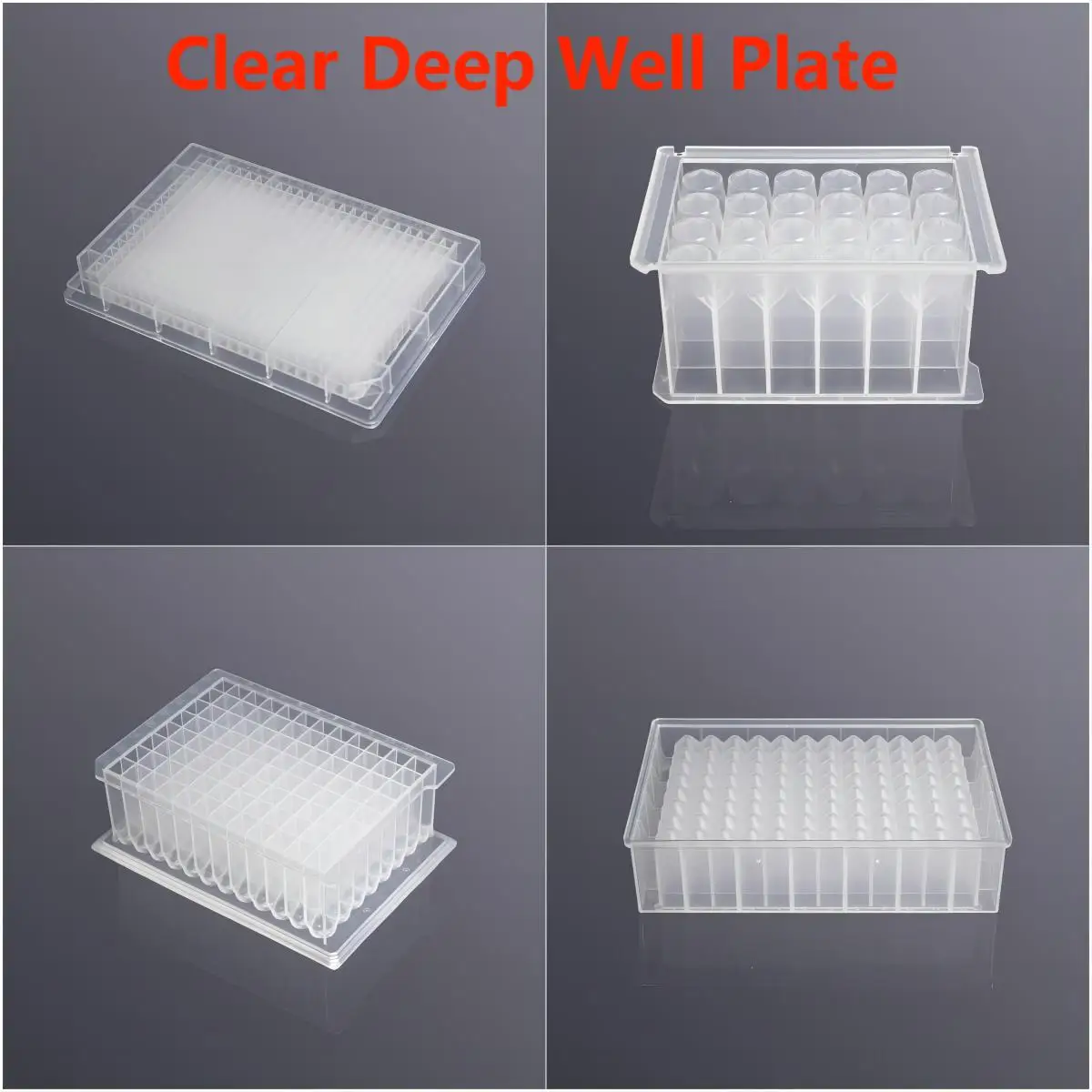 LABSELECT 120ul 1.6ml 2.2ml 15ml Transparent Deep Hole Plate with Square Opening and V-bottom Flat Easy Sealing Film
LABSELECT 120ul 1.6ml 2.2ml 15ml Transparent Deep Hole Plate with Square Opening and V-bottom Flat Easy Sealing Film
