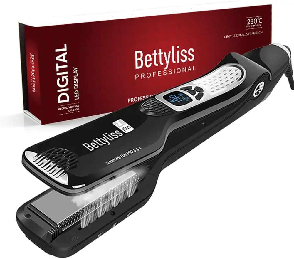 Professional Steam Flat Iron for Smooth, Frizz-Free Hair - Black
Professional Steam Flat Iron for Smooth, Frizz-Free Hair - Black