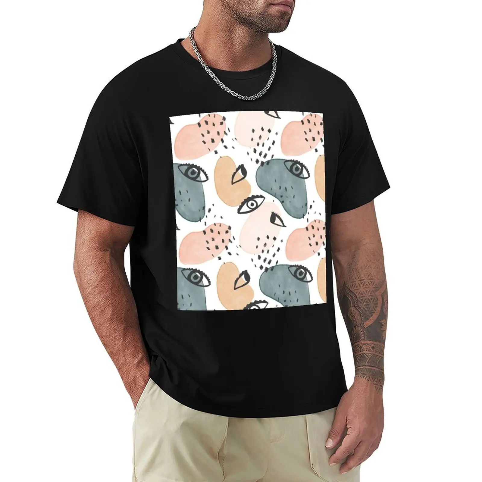 Painterly Eyes Pattern T-Shirt Louboutins man clothes Funny t-shirts T-shirts for men cotton
Painterly Eyes Pattern T-Shirt Louboutins man clothes Funny t-shirts T-shirts for men cotton