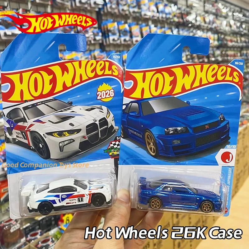 Original Hot Wheels 1/64 Mainline Series 2026 K Case BMW M4 GT3 NISSAN SKYLINE GT-R BNR34 Collect Car Diecast Vehicle Model Toy
Original Hot Wheels 1/64 Mainline Series 2026 K Case BMW M4 GT3 NISSAN SKYLINE GT-R BNR34 Collect Car Diecast Vehicle Model Toy