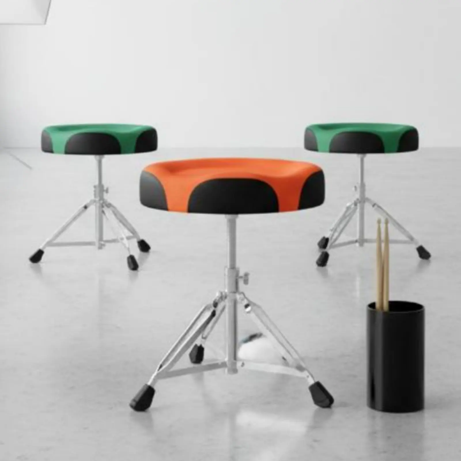 Saddle Drum Throne Padded Padding Adjustable Drum Stool Sturdy Duty Drummer Seat Anti-Slip Feet Musical Instrument Accessory
Saddle Drum Throne Padded Padding Adjustable Drum Stool Sturdy Duty Drummer Seat Anti-Slip Feet Musical Instrument Accessory