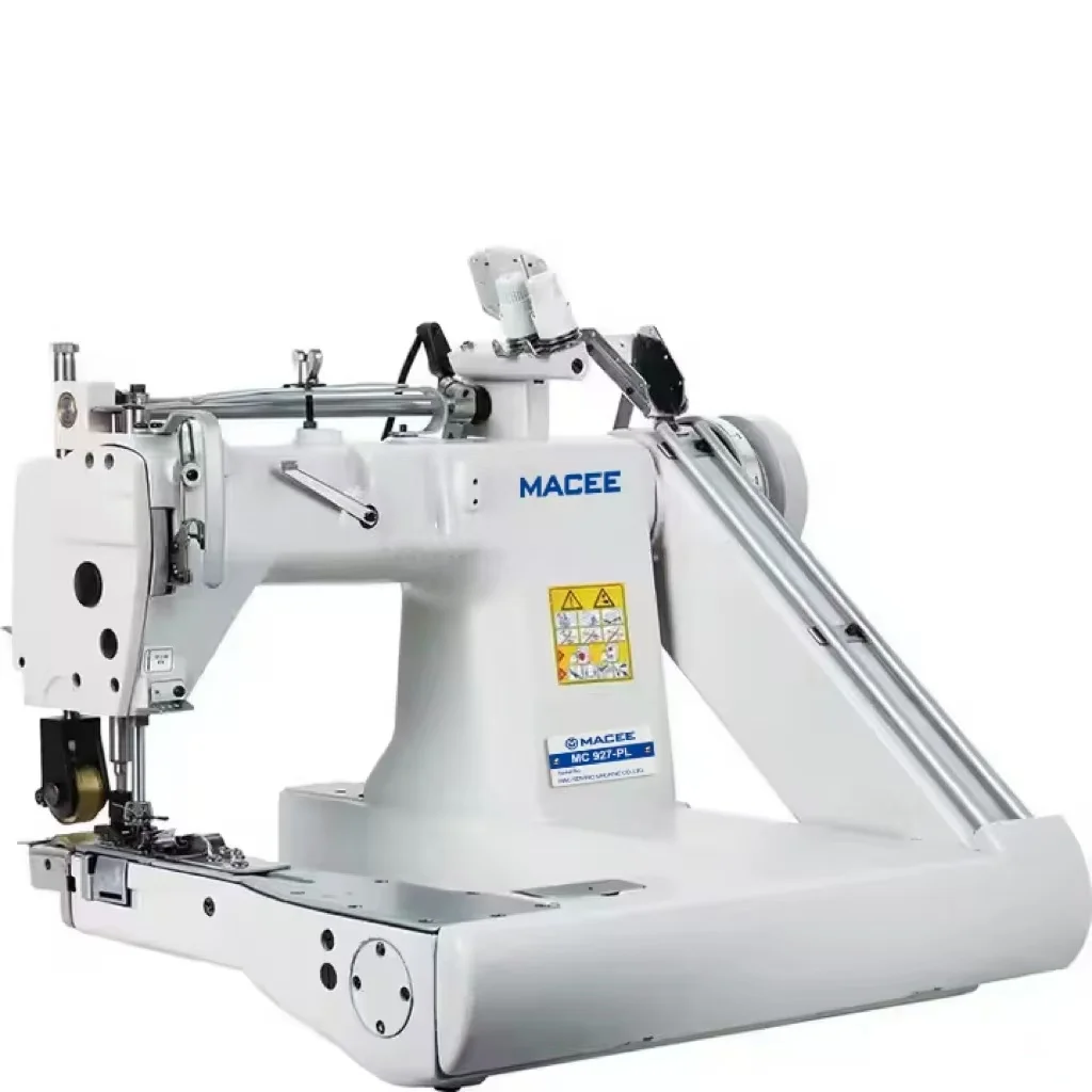 927-PL High-speed Double Needle Feed-off-the-arm Chainstitch Machine With Built-in Puller
927-PL High-speed Double Needle Feed-off-the-arm Chainstitch Machine With Built-in Puller