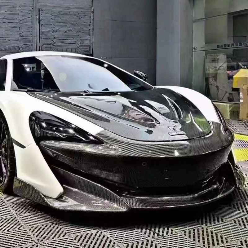 Hot Selling 3k High-quality Dry Carbon Fiber Front Bumper Body Kit for McLaren 540C 570S Upgraded 600LT Style
Hot Selling 3k High-quality Dry Carbon Fiber Front Bumper Body Kit for McLaren 540C 570S Upgraded 600LT Style