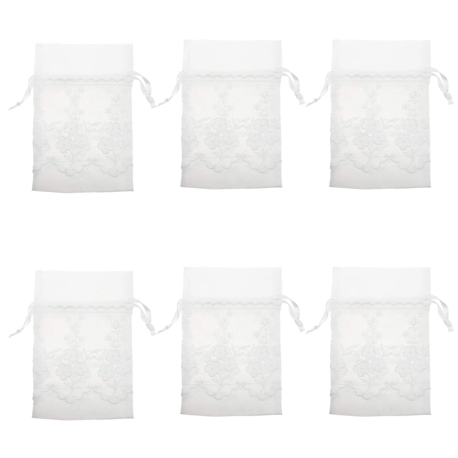 6pcs Gift Bag Jewelry Pouch Lace Drawstring Pocket Party Makeup Christmas Present Yarn Toiletry Bags Safe Sturdy Washable
6pcs Gift Bag Jewelry Pouch Lace Drawstring Pocket Party Makeup Christmas Present Yarn Toiletry Bags Safe Sturdy Washable