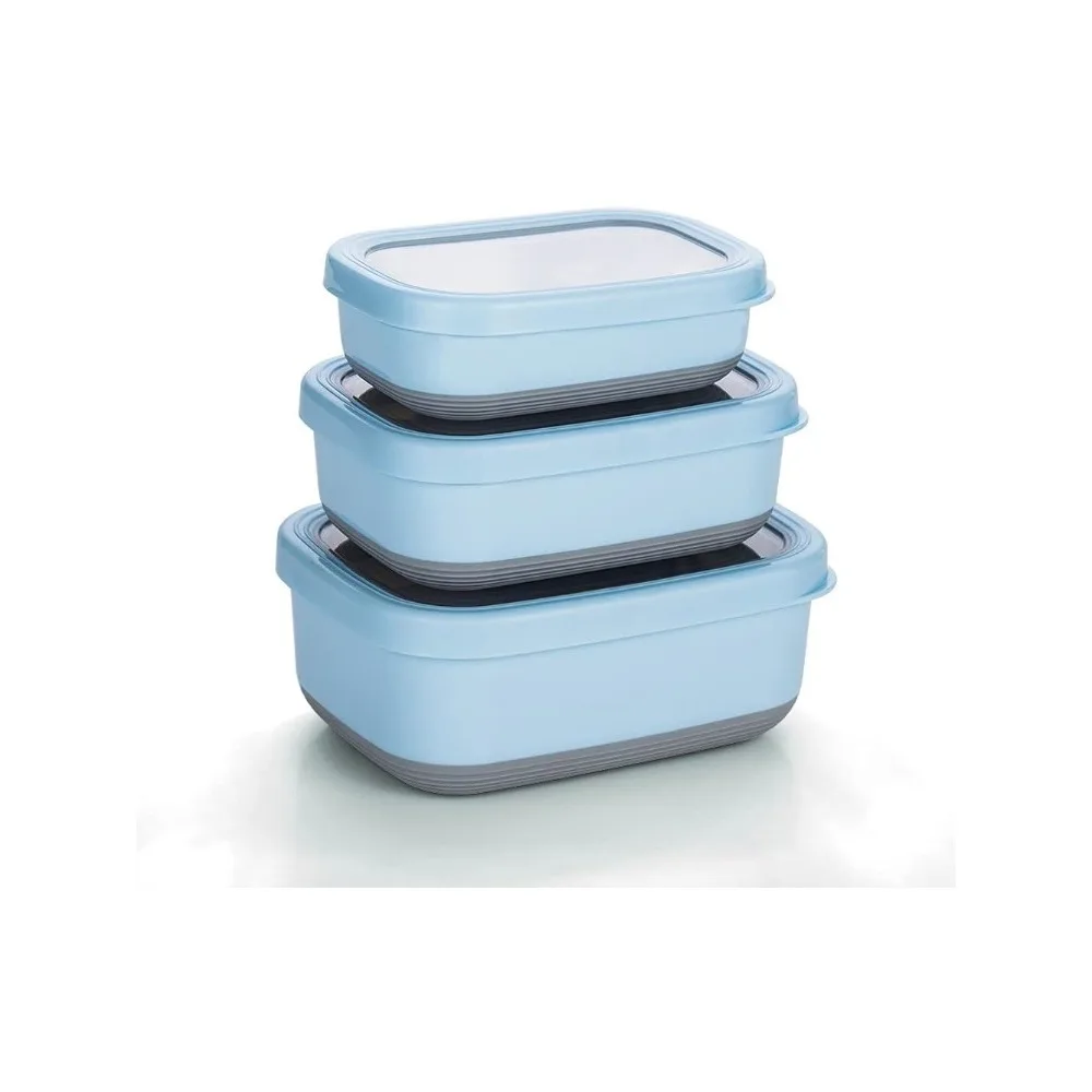 Leak Proof Salad Container Stainless for Lunch - Snack Containers Steel - Ideal for Educational Settings & Daycare
Leak Proof Salad Container Stainless for Lunch - Snack Containers Steel - Ideal for Educational Settings & Daycare