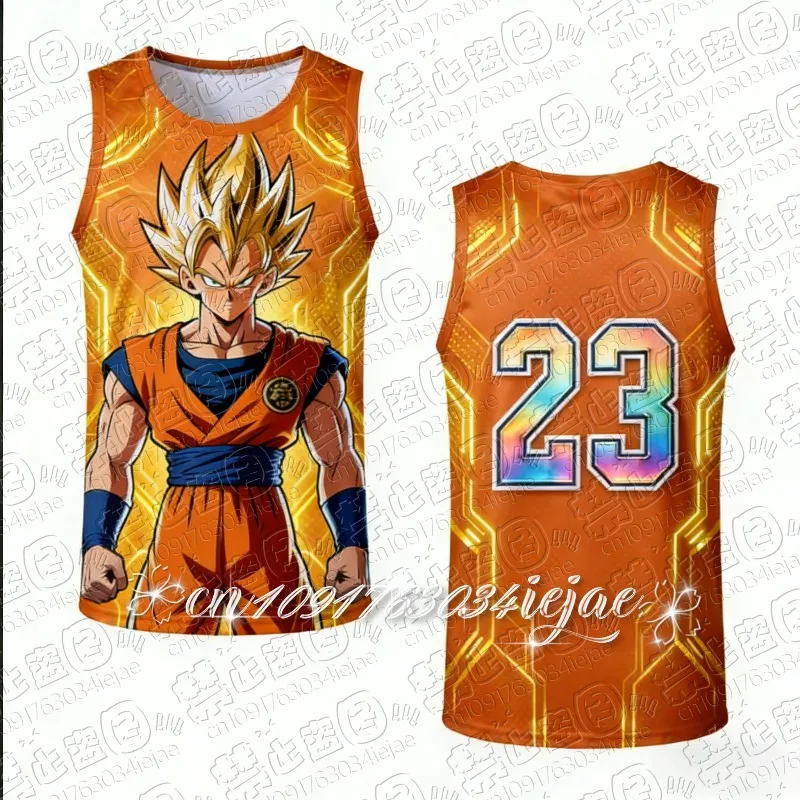 Летняя спортивная майка 2026 в стиле ретро Dragon Ball, оверсайз, для фитнеса, с принтом Super Saiyan Goku Go Kanji Gold, влагоотводящая, унисекс
Летняя спортивная майка 2026 в стиле ретро Dragon Ball, оверсайз, для фитнеса, с принтом Super Saiyan Goku Go Kanji Gold, влагоотводящая, унисекс