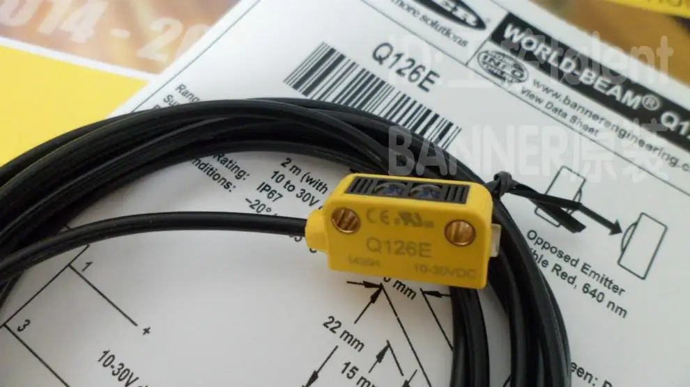 new beam photoelectric switch Q126E Transmit Q12AB6R Receive LO Q12RB6R Receive DO
new beam photoelectric switch Q126E Transmit Q12AB6R Receive LO Q12RB6R Receive DO