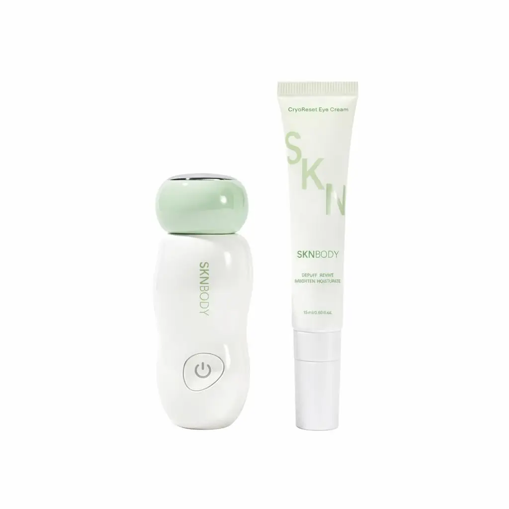 Cryotherapy Cooling Eye Wand with Sonic Vibration and Korean Eye Cream Set, Reduces Puffiness and Refreshes Tired Eyes
Cryotherapy Cooling Eye Wand with Sonic Vibration and Korean Eye Cream Set, Reduces Puffiness and Refreshes Tired Eyes