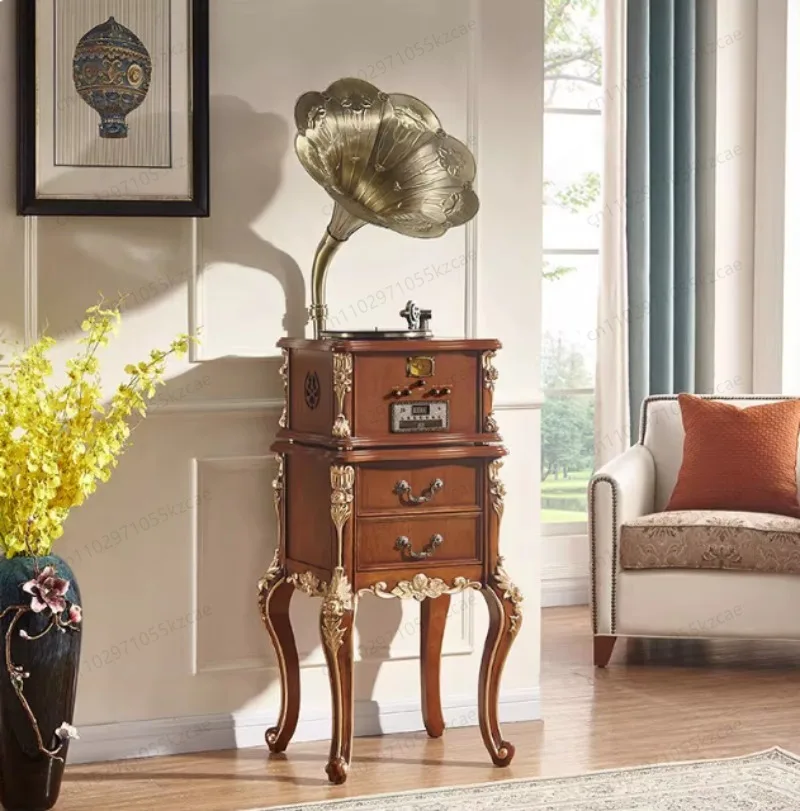 Wood Antique Phonograph Vintage Radio CD Bluetooth Vinyl Record Player Home Furnishings Decoration Retro Gramophone
Wood Antique Phonograph Vintage Radio CD Bluetooth Vinyl Record Player Home Furnishings Decoration Retro Gramophone