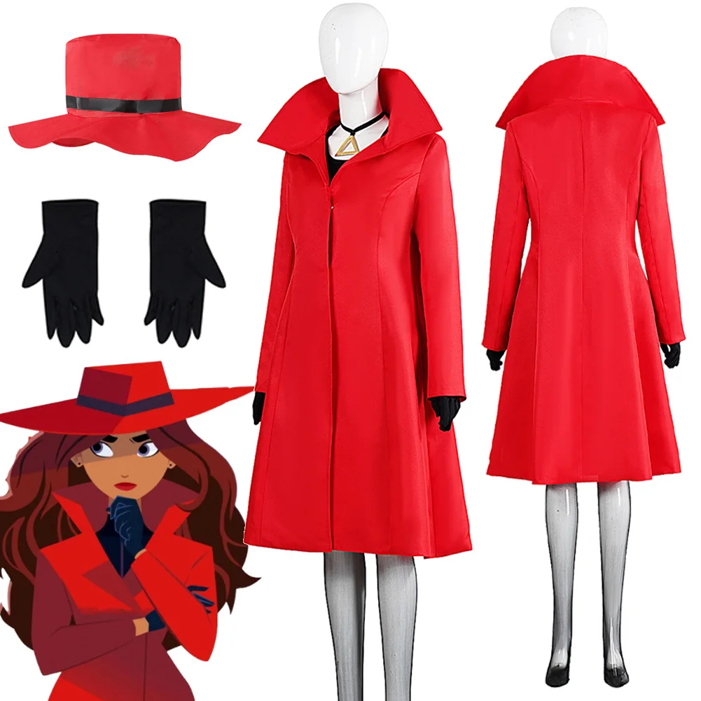 Cartoon Where Is Cosplay Carmen Red Windbreaker Halloween Carnival Suits For Women Adult Party Disguise Roleplay Costume Outfits
Cartoon Where Is Cosplay Carmen Red Windbreaker Halloween Carnival Suits For Women Adult Party Disguise Roleplay Costume Outfits