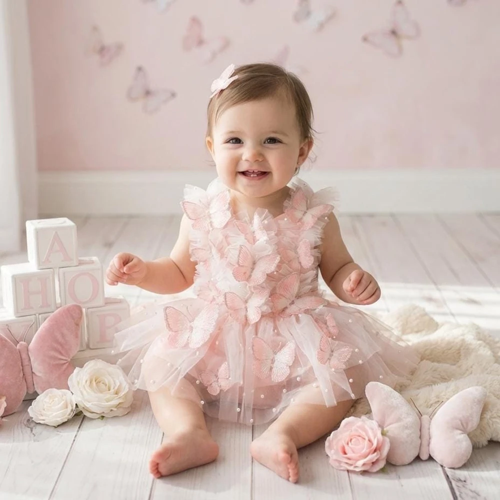 Butterfly Theme Newborn Photography Props Infant Girl Tutu Romper Pearl Beads Princess Photoshoot Dress Studio Clothing
Butterfly Theme Newborn Photography Props Infant Girl Tutu Romper Pearl Beads Princess Photoshoot Dress Studio Clothing