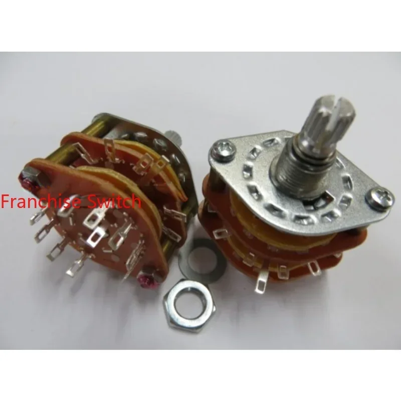 10PCS Band Switch Chassis Signal Double Layer 10 Speed Rotary Transfer Handle 15MM
10PCS Band Switch Chassis Signal Double Layer 10 Speed Rotary Transfer Handle 15MM