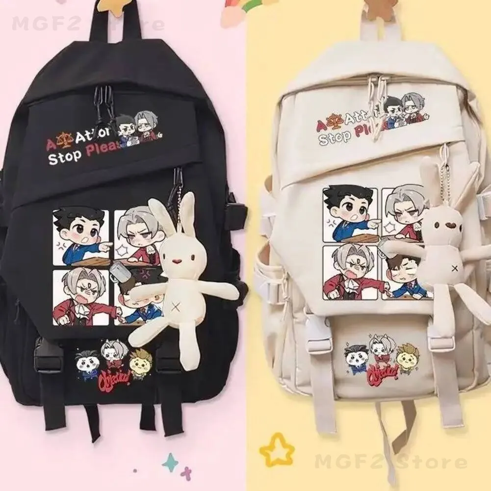 Attorney Ace Miles Anime Edgeworth Cosplay Canvas bag Cosplay Student Backpack Casual Bag knapsack Xmas Birthday present Gifts
Attorney Ace Miles Anime Edgeworth Cosplay Canvas bag Cosplay Student Backpack Casual Bag knapsack Xmas Birthday present Gifts