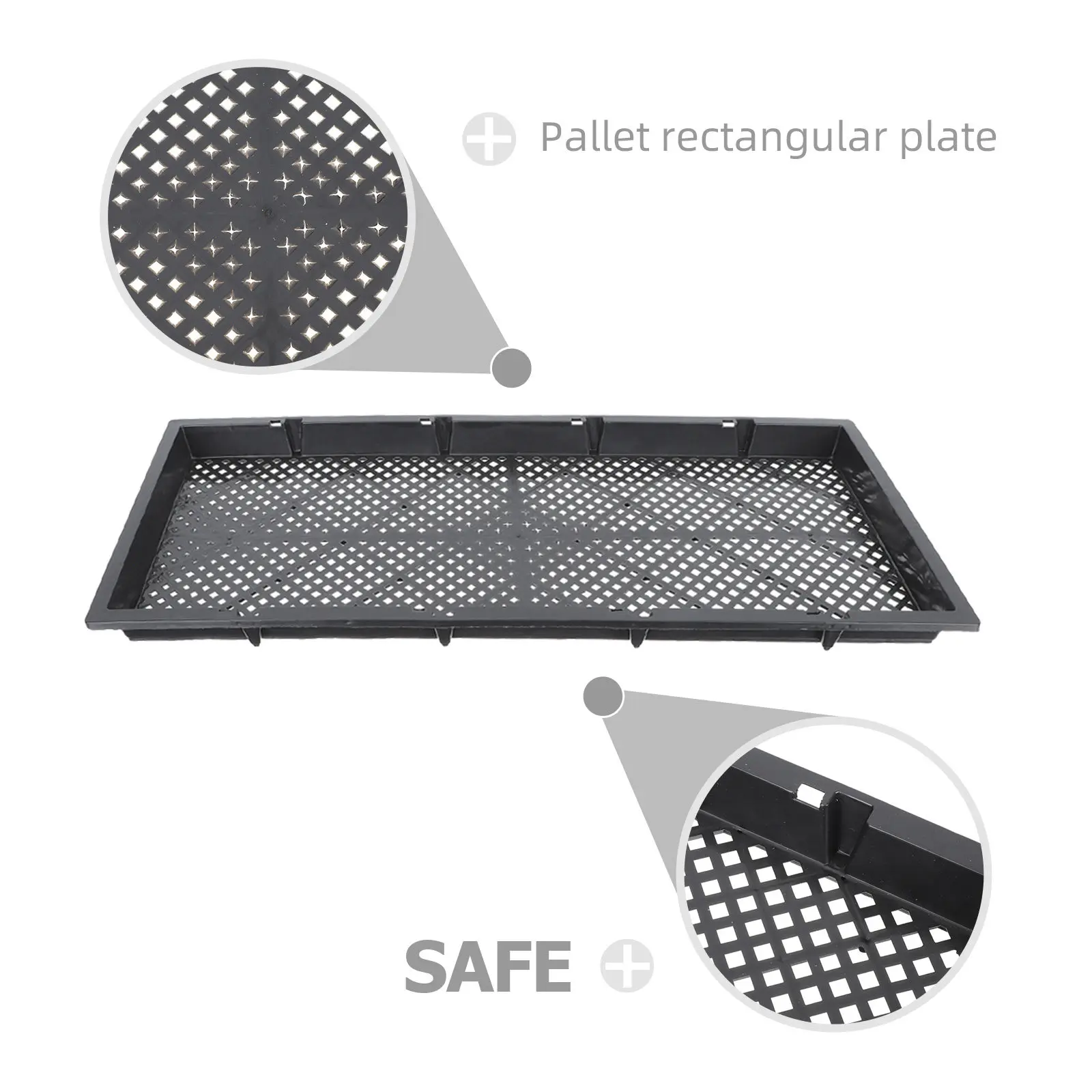 3Pcs Plant Germination Tray Professional Multi-Hole Plastic Growing Tray for Home Garden Soilless Cultivation Starter
3Pcs Plant Germination Tray Professional Multi-Hole Plastic Growing Tray for Home Garden Soilless Cultivation Starter