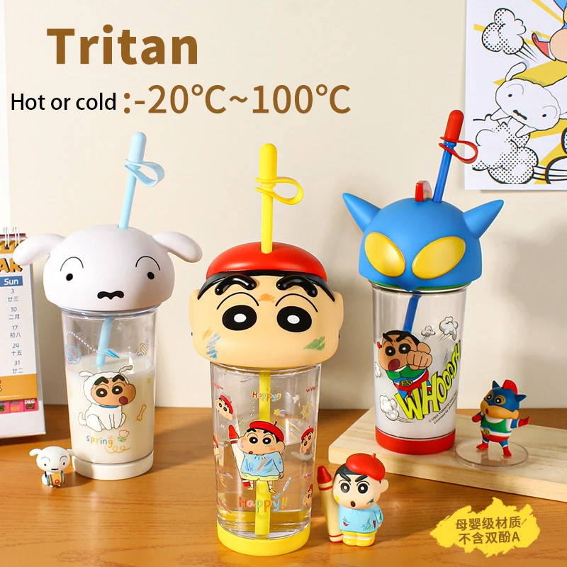 Cartoon Crayon Shin-Chan 500Ml Large Capacity Student Straw Tritan Water Cup High Temperature Resistant Drinking Cup Gift
Cartoon Crayon Shin-Chan 500Ml Large Capacity Student Straw Tritan Water Cup High Temperature Resistant Drinking Cup Gift