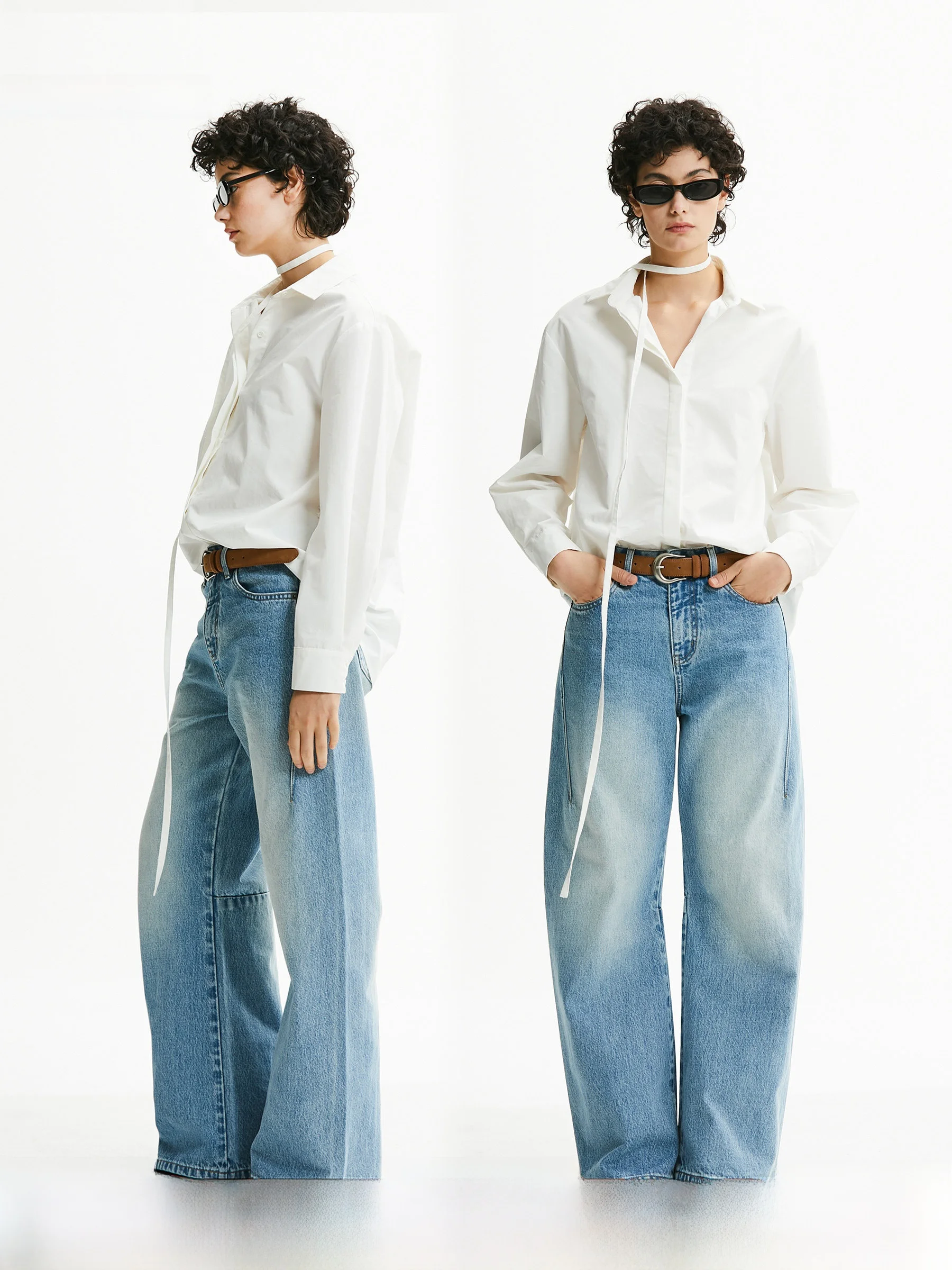 Регулируемые широкие брюки-карго Ba Bule во французском стиле с завышенной талией, джинсы-бананы из дышащего хлопка, повседневные, джинсовые
Регулируемые широкие брюки-карго Ba Bule во французском стиле с завышенной талией, джинсы-бананы из дышащего хлопка, повседневные, джинсовые