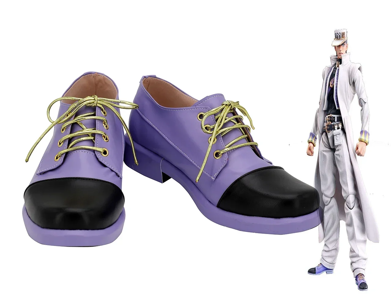 JoJo's Bizarre Adventure Jotaro Kujo, ботинки для косплея, фиолетовая обувь, индивидуальный размер, аниме-костюм для мужчин
JoJo's Bizarre Adventure Jotaro Kujo, ботинки для косплея, фиолетовая обувь, индивидуальный размер, аниме-костюм для мужчин