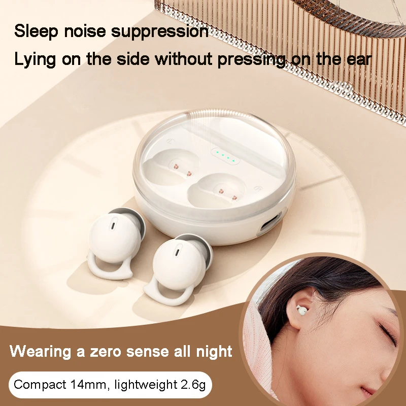 Mini Sleep Headphones Wireless Bluetooth Comfortable Earphones Noise Reduction In-Ear Invisible Sleeping Earbuds For Phone Ipad
Mini Sleep Headphones Wireless Bluetooth Comfortable Earphones Noise Reduction In-Ear Invisible Sleeping Earbuds For Phone Ipad
