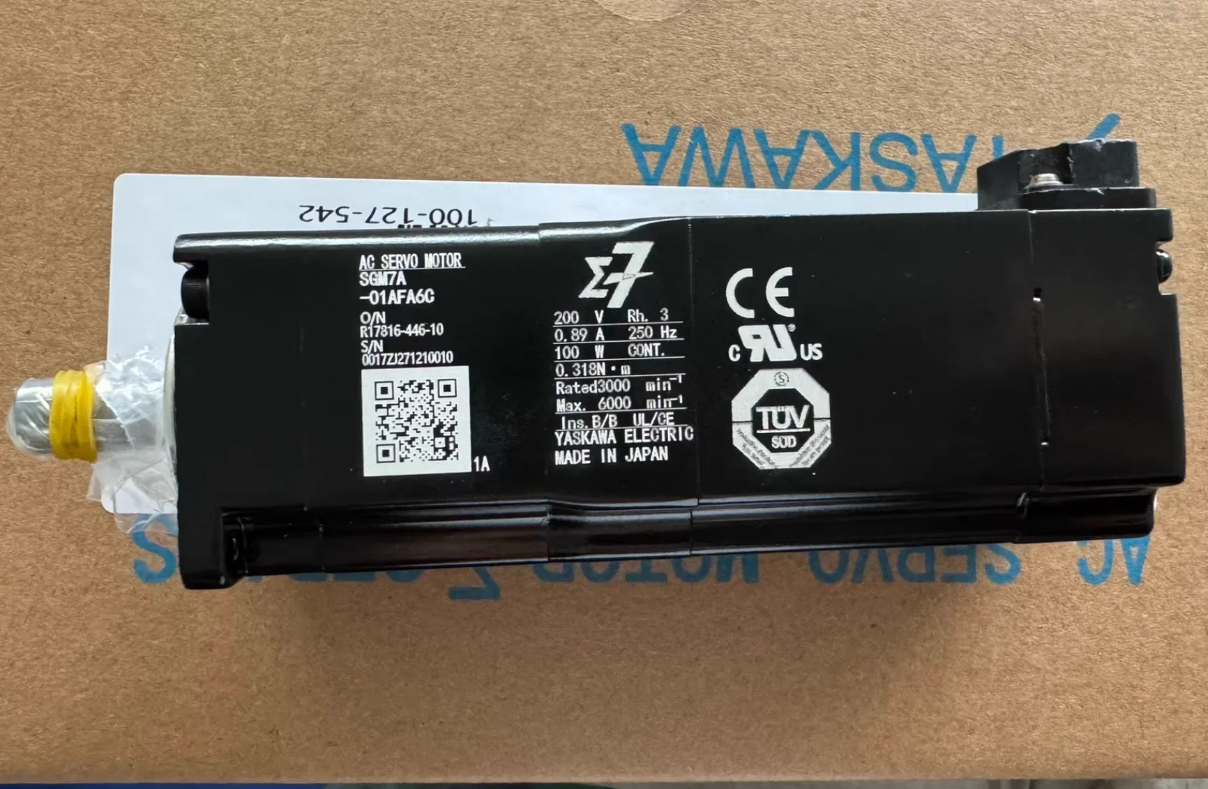 SGM7A-01AFA6C Brand New Servo Motor,SGM7A 01AFA6C,Fast shipping,Original Genuine
SGM7A-01AFA6C Brand New Servo Motor,SGM7A 01AFA6C,Fast shipping,Original Genuine