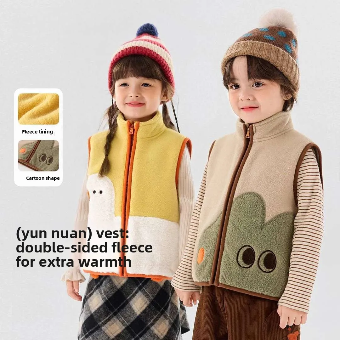 Soft Velvet: Winter Warm Vest, Baby with Velvet, Children's Wear, Tank Top, Men's and Women's Baodong
Soft Velvet: Winter Warm Vest, Baby with Velvet, Children's Wear, Tank Top, Men's and Women's Baodong