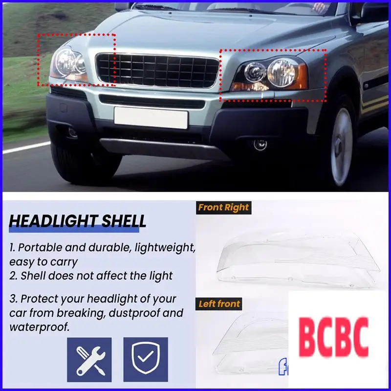 BB-For Volvo XC90 Right Headlight Shell Lamp Shade Transparent Lens Cover Headlight Cover
BB-For Volvo XC90 Right Headlight Shell Lamp Shade Transparent Lens Cover Headlight Cover