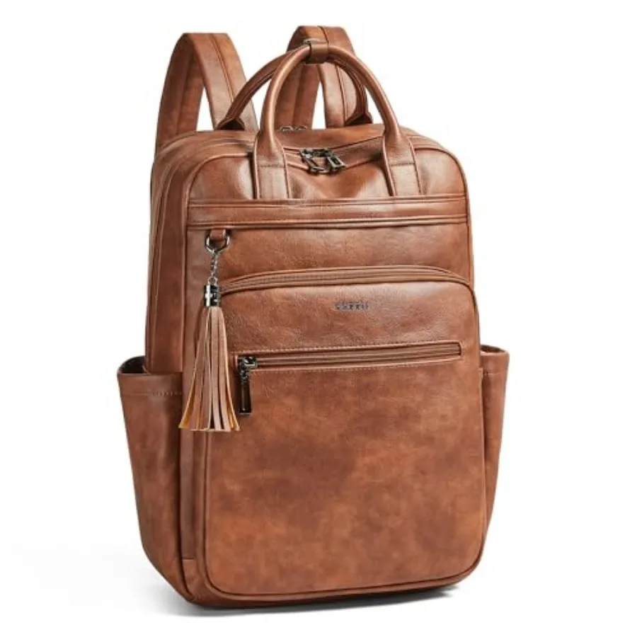 Laptop Backpack for Women 15.6 inch Travel Leather Backpack Purse Work Computer Backpacks for Business College
Laptop Backpack for Women 15.6 inch Travel Leather Backpack Purse Work Computer Backpacks for Business College