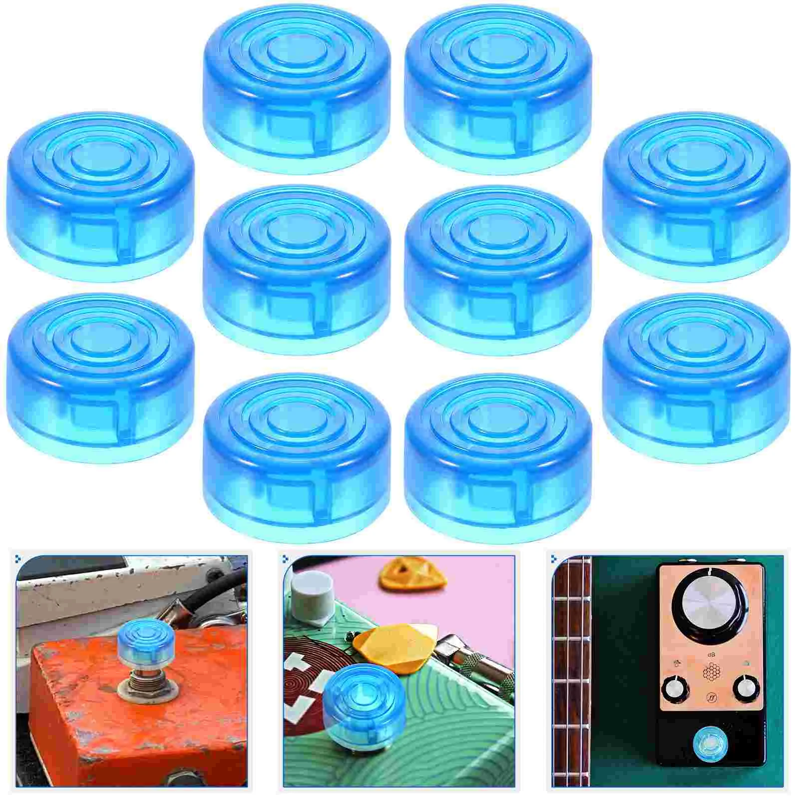 10 Pcs Electric Guitar Pedal Cap Instrument Parts Top Hat Multicolor Effects Plastic Protection Supplies Footswitch Topper Caps
10 Pcs Electric Guitar Pedal Cap Instrument Parts Top Hat Multicolor Effects Plastic Protection Supplies Footswitch Topper Caps
